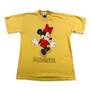 Disney Minnie Mouse Shirt Womens Small Cartoon Graphic Tee Walt Disney World